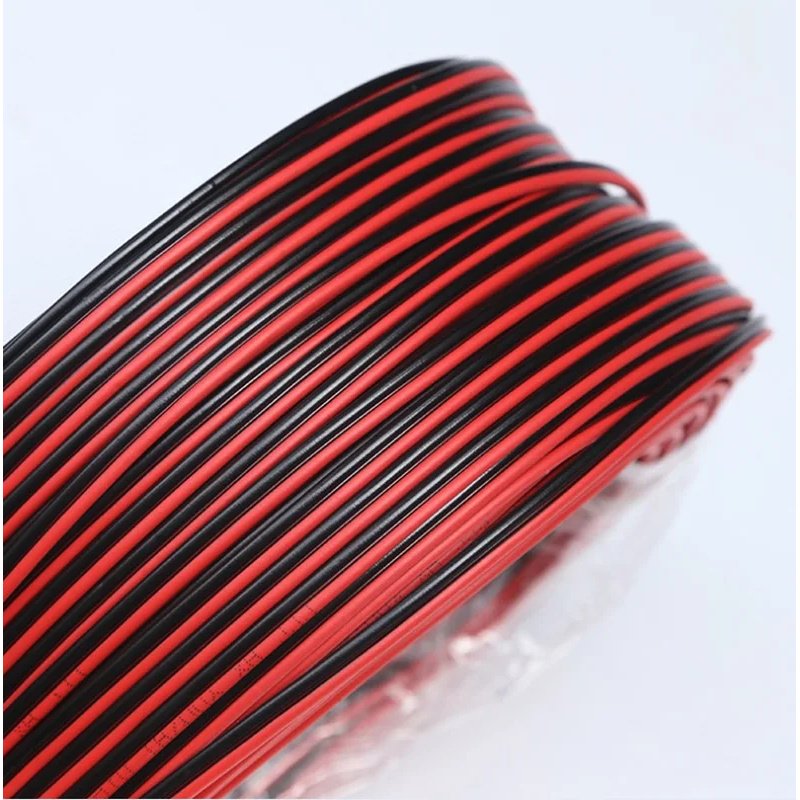 Fil électrique rouge et noir 5 - Copper Wire Roll avis et prix